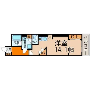 ロイジェント栄【12階】の間取り