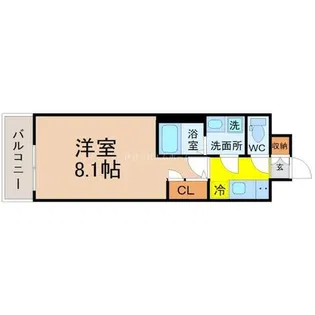エスリード新栄グラティア【13階】の間取り