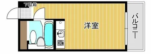シティパーク薬院【505号室】の間取り