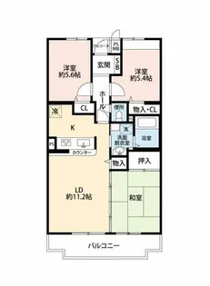 公社賃貸SMALIO ロジェ長野【4-404号室】の間取り