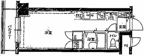 メゾンクレスト元町【1階】の間取り