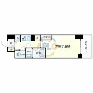 ミラージュパレス大阪ドームProsper【7階】の間取り