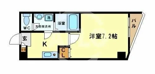 プレミアムAWAZA【11階】の間取り