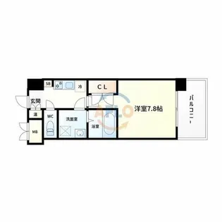 CASSIA高井田NorthCourt【3階】の間取り