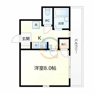 コンフォート姫里【3階】の間取り