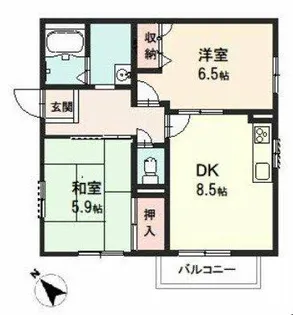 Withyou【2階】の間取り