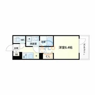 アーバンパーク御幣島【8階】の間取り
