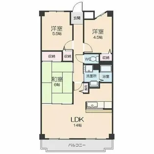 フォレスト北山【3階】の間取り