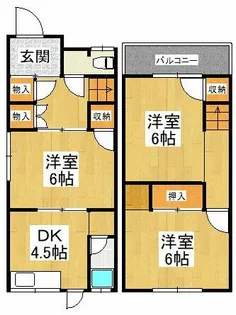 大阪府堺市中区陶器北【一戸建】の間取り