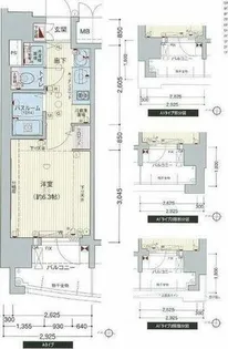 プレサンス桜通グレイス【5階】の間取り