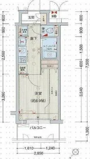 プレサンス新栄リミックス【4階】の間取り