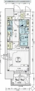 エステムコート名古屋栄プレシャス【10階】の間取り