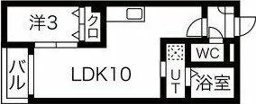 WARREN SHIBATAⅠ【1階】の間取り