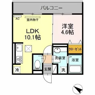 Grand soleil小倉北【1階】の間取り