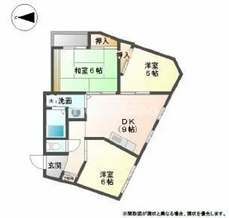 マリンコーポ西浜【4階】の間取り