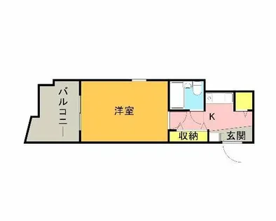 ラ・レジダンス・ド・大濠公園前【907号室】の間取り