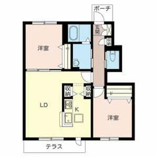 ル・パルク【103号室】の間取り