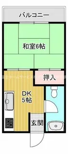 コーポ青木【1階】の間取り