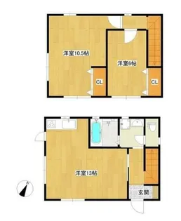 兵庫県姫路市兼田【一戸建】の間取り