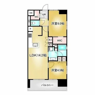 オープンレジデンシア千種広小路【2階】の間取り