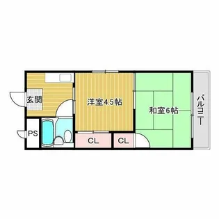 LBアパートあびこ【1階】の間取り