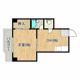 エクセレント新森【8階】の間取り