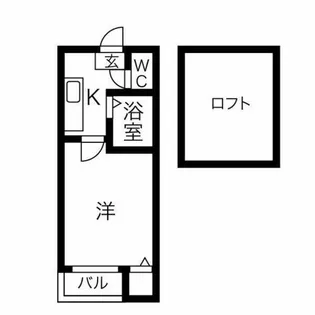Loft4千種【1階】の間取り
