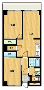 ユトリロ下地3【705号室】の間取り