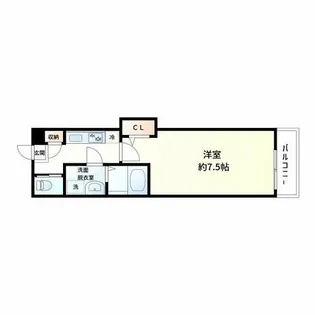 H-maison大正Ⅲ【3階】の間取り