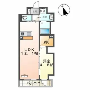 Tiara本町【9階】の間取り
