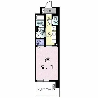ルミリクス【4階】の間取り