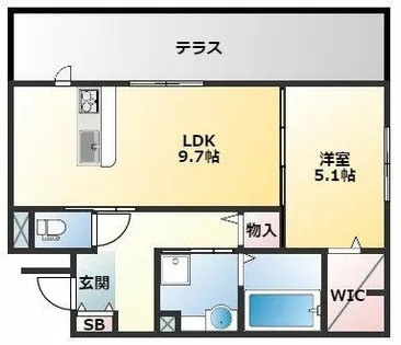 グレイスコート藤【1階】の間取り