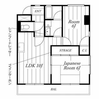愛知県名古屋市南区弥生町【マンション】の間取り