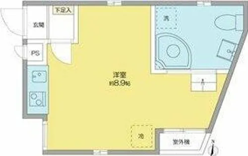 Million Bell Ⅵ【1階】の間取り