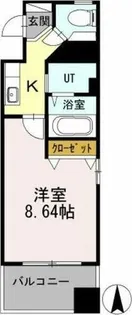 ユーレジデンス名駅南【12階】の間取り