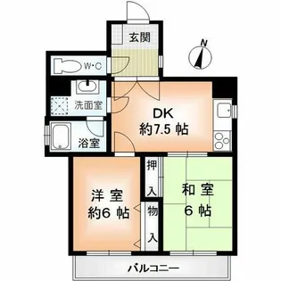 リーグレック元町【6階】の間取り