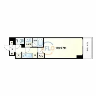 アリビオ大阪港【7階】の間取り