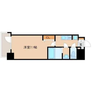 フレシール昭和通【7階】の間取り