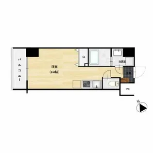 ルミノーサ堺【204号室】の間取り