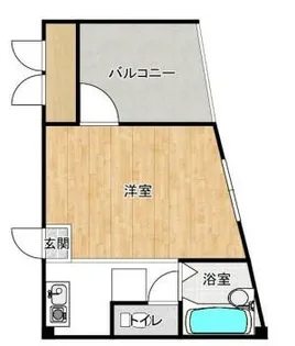 ルームK【202号室】の間取り