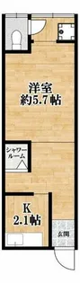 羽曳野リバーハイツ【1階】の間取り