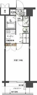 エンクレスト天神【3階】の間取り