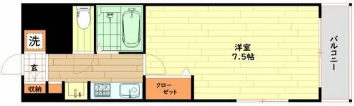 ArkOne(アークワン)【8階】の間取り