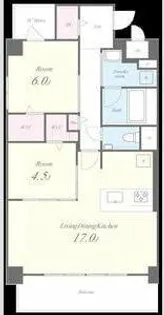 ベルアージュ【206号室】の間取り