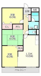 プロニティ・ユー【3階】の間取り