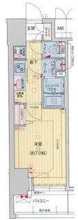 プレサンス福島吉野ミナージ【15階】の間取り