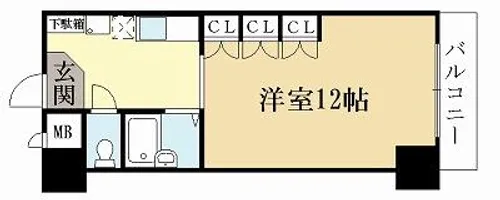 パルスピリア'91【4階】の間取り