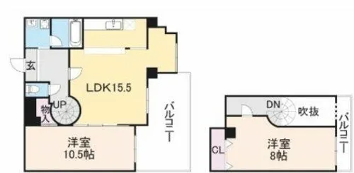 ステージハウス万石【7階】の間取り