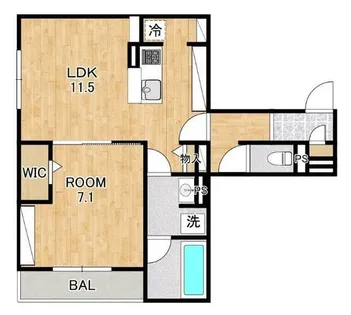 Chainon【1階】の間取り