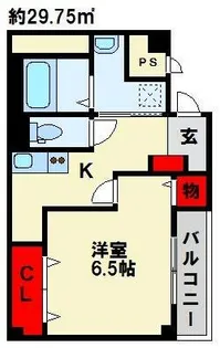 カサブランカ【2階】の間取り